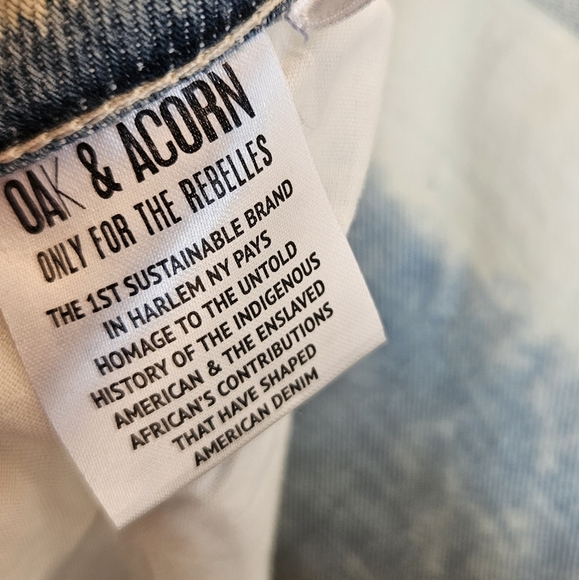 Oak & Acorn Men's Super Distressed Bleached Jean Short Sz 28 Raw Hem Punk Grunge - Picture 10 of 11